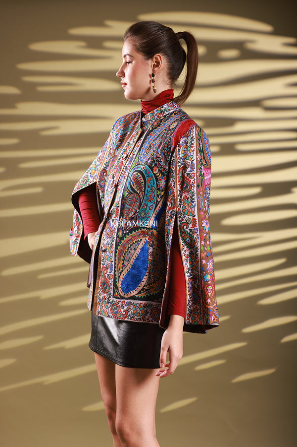 French Paisley Cape