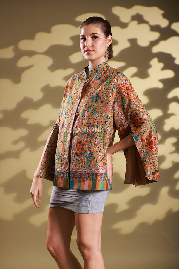 Floral kani cape