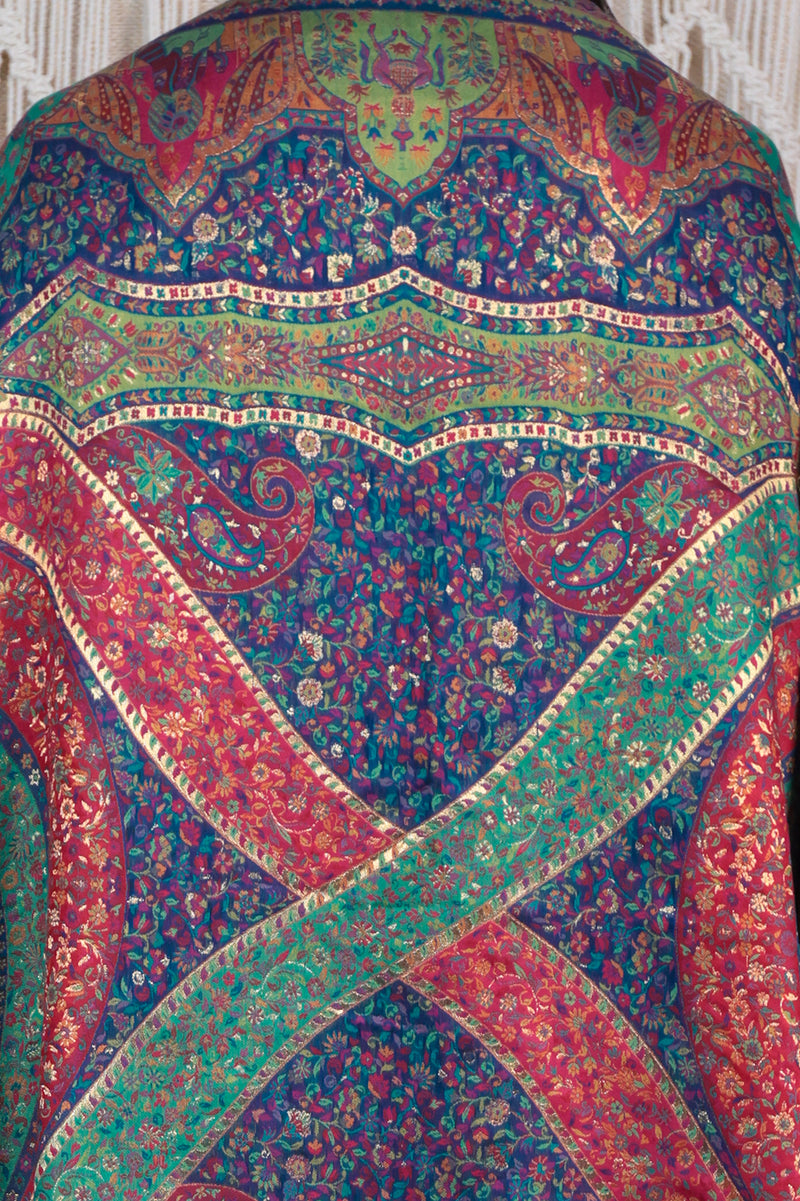 Silk darbaar dupatta with zari