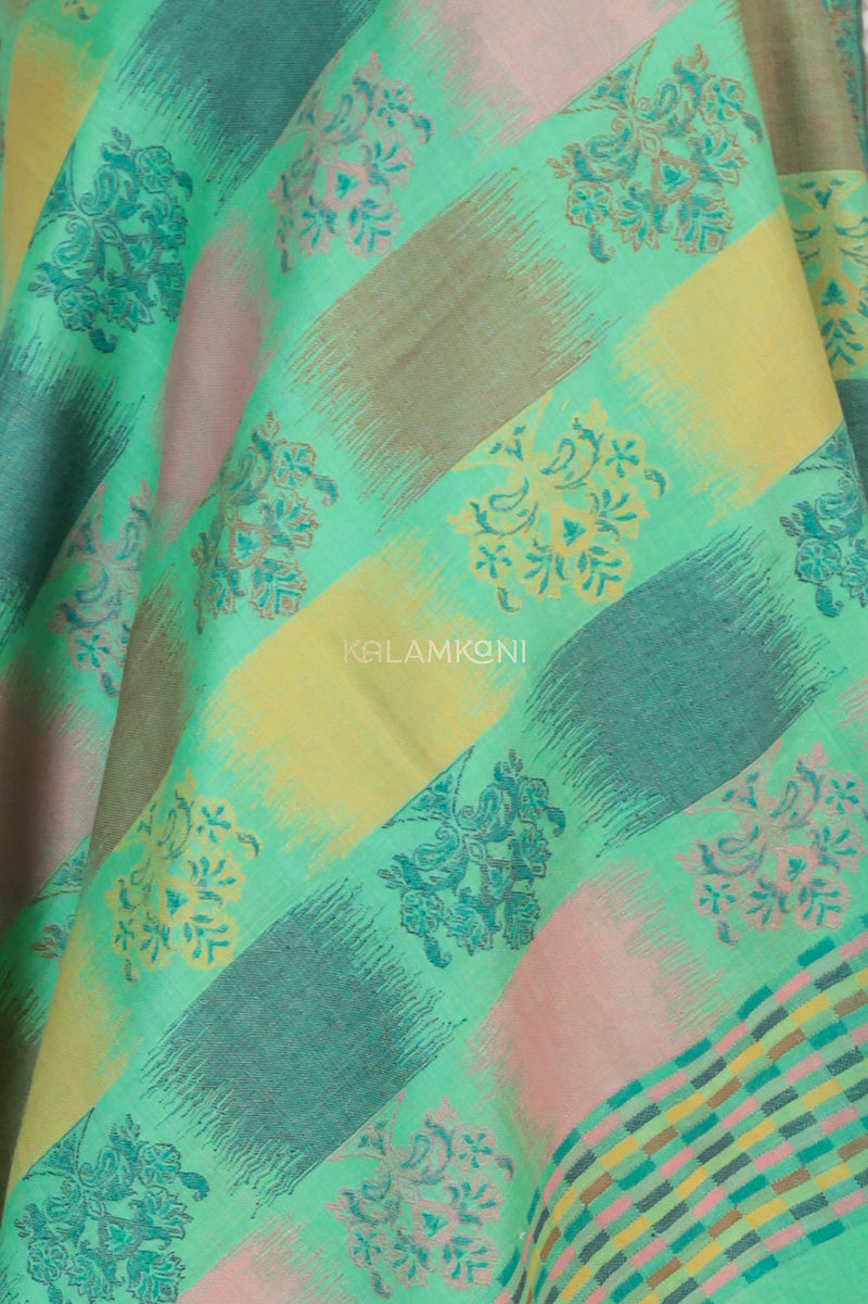 Kalamkani plaid design scarf