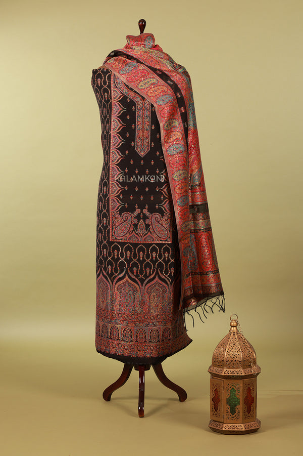 Silk turkish design suit with heavy dupatta